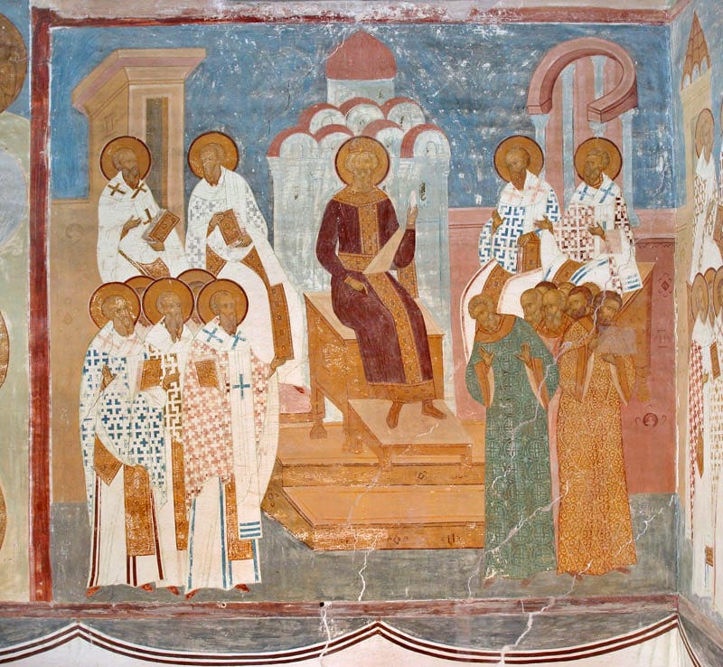 Fresco of the Fifth Ecumenical Council